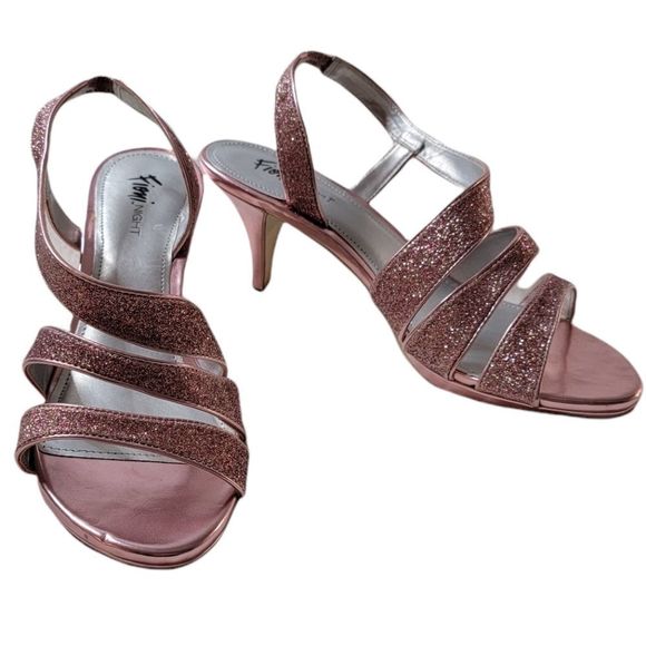 (SOLD) Fioni-Night Sparkle/Glitter Pink 7.5 - Picture 14 of 16